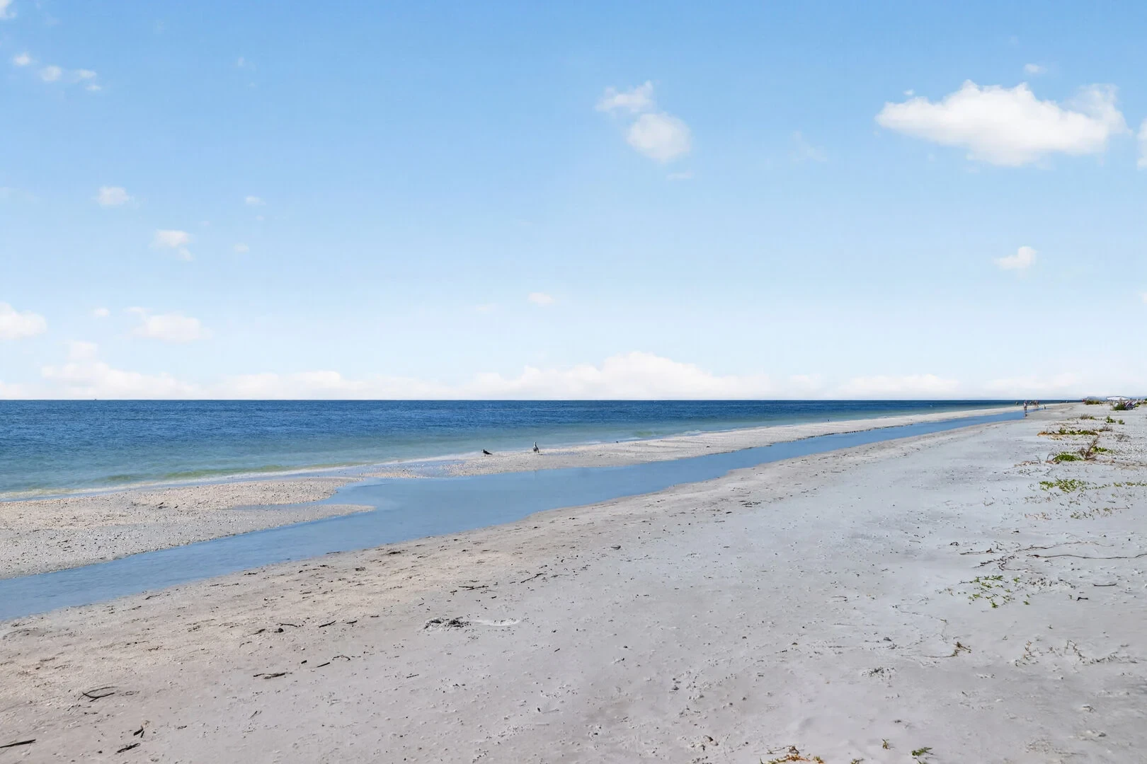 Sanibel Island beach with calm Gulf waters